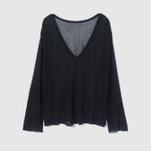 Noble silk loose top