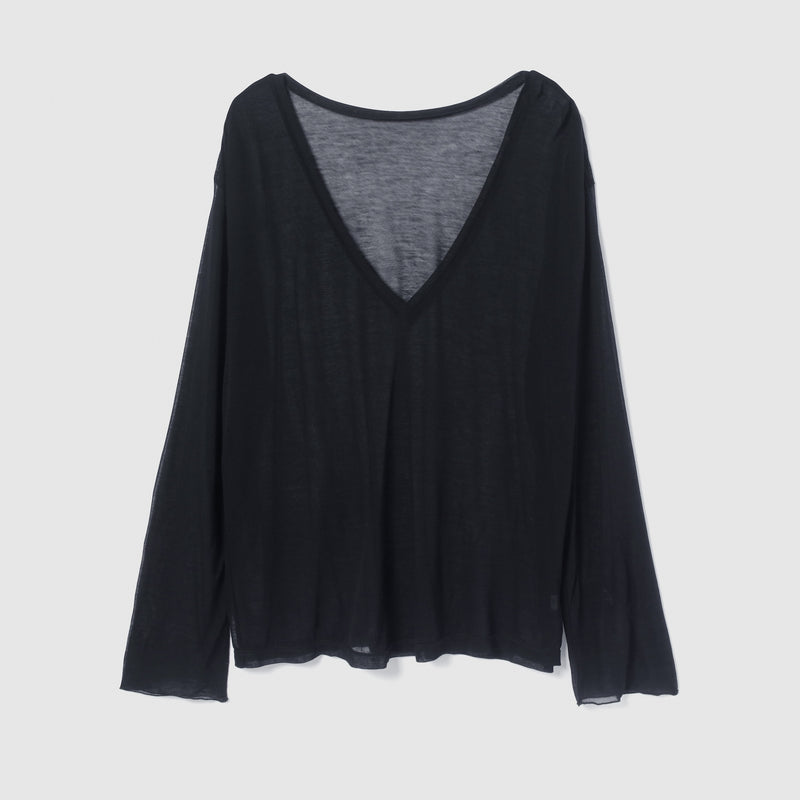 Noble silk loose top