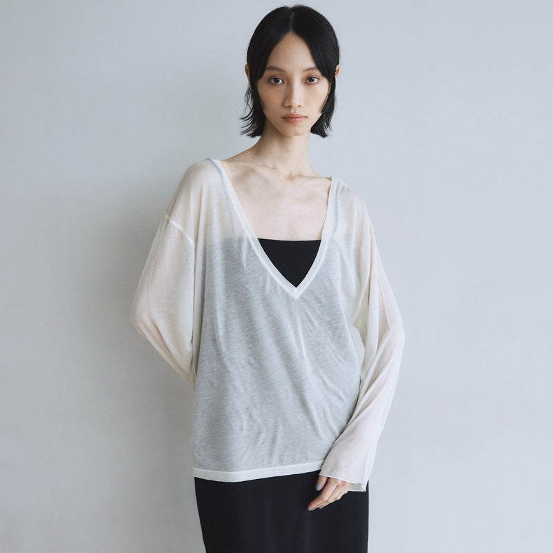 Noble silk loose top