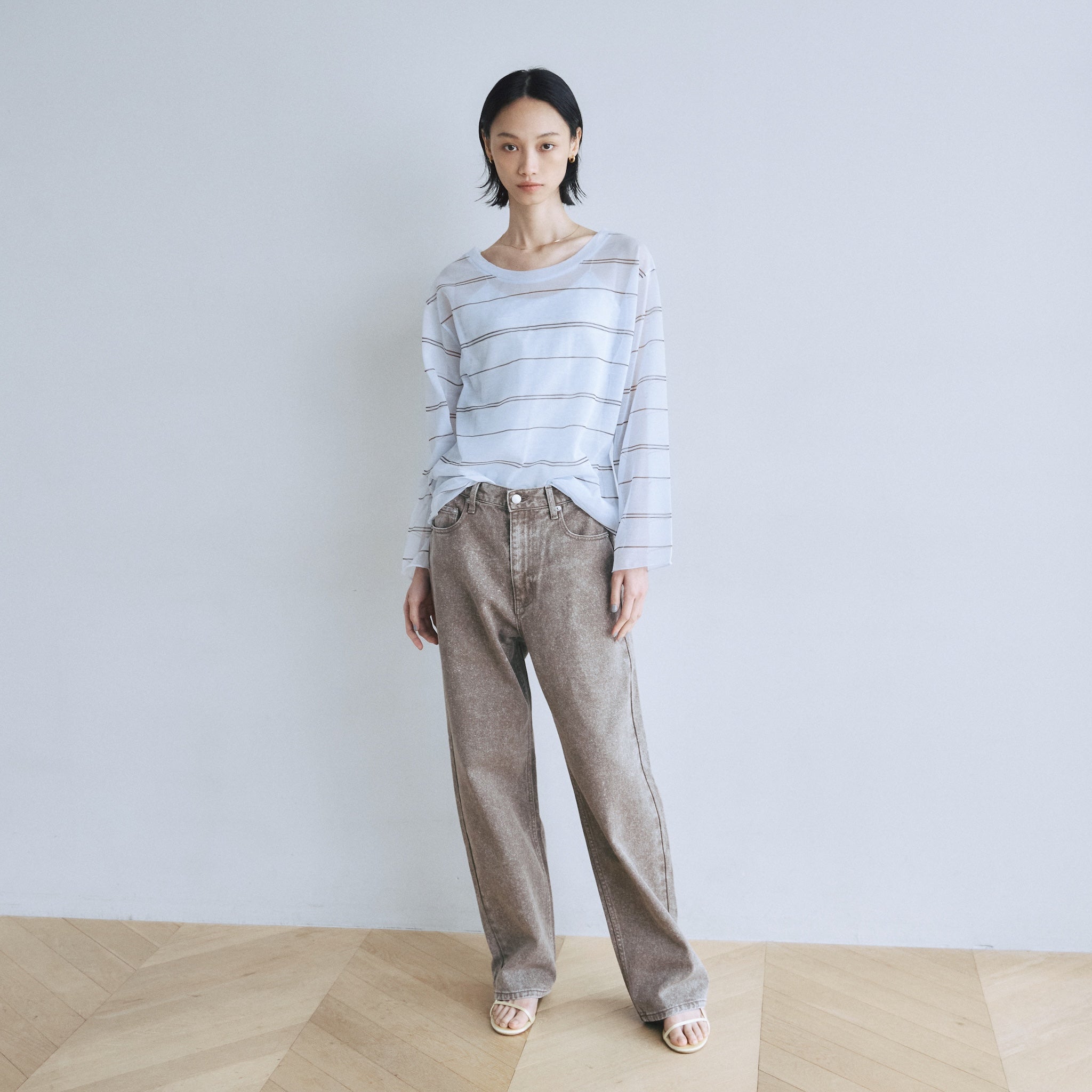 Soft Crispy Sheer Loose Top