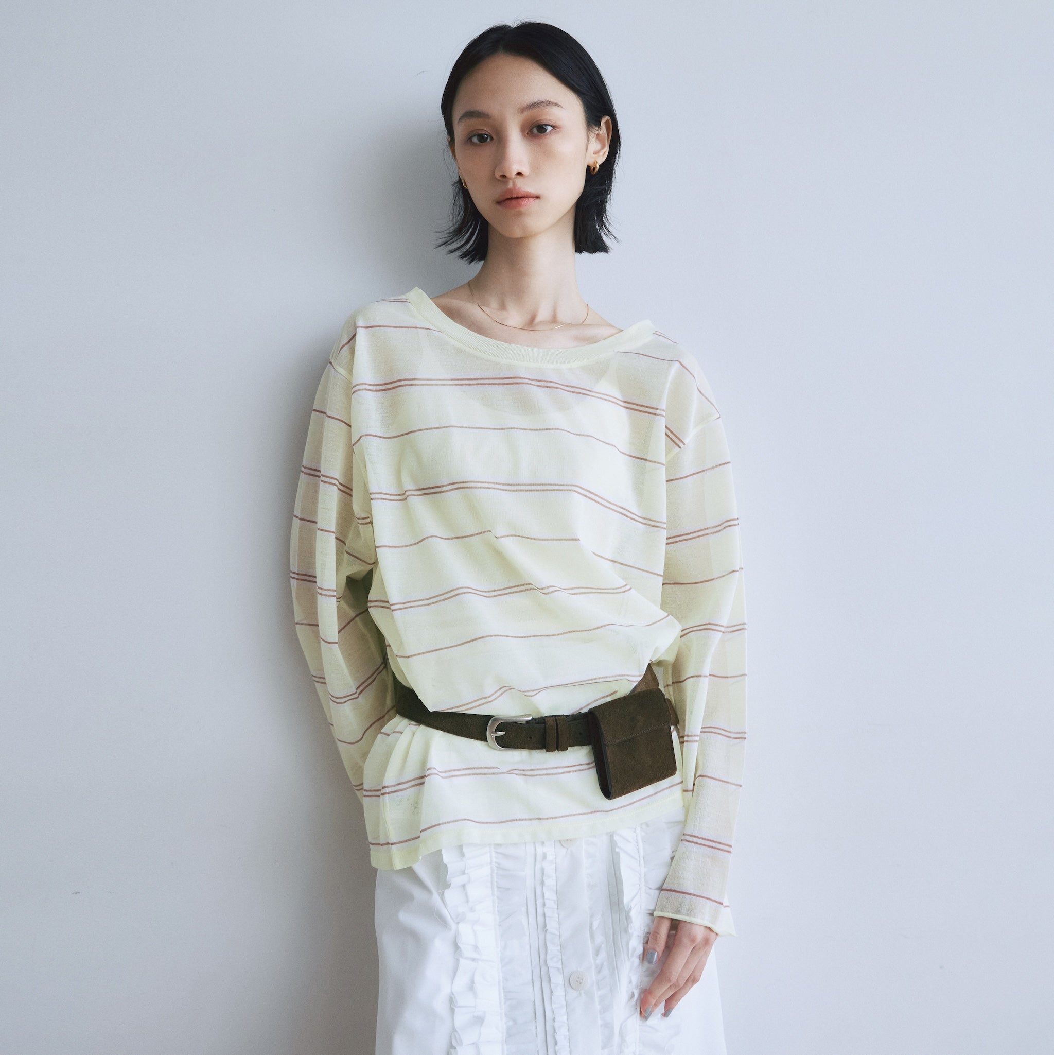 Soft Crispy Sheer Loose Top