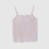 Padded Lacy Satin Camisole