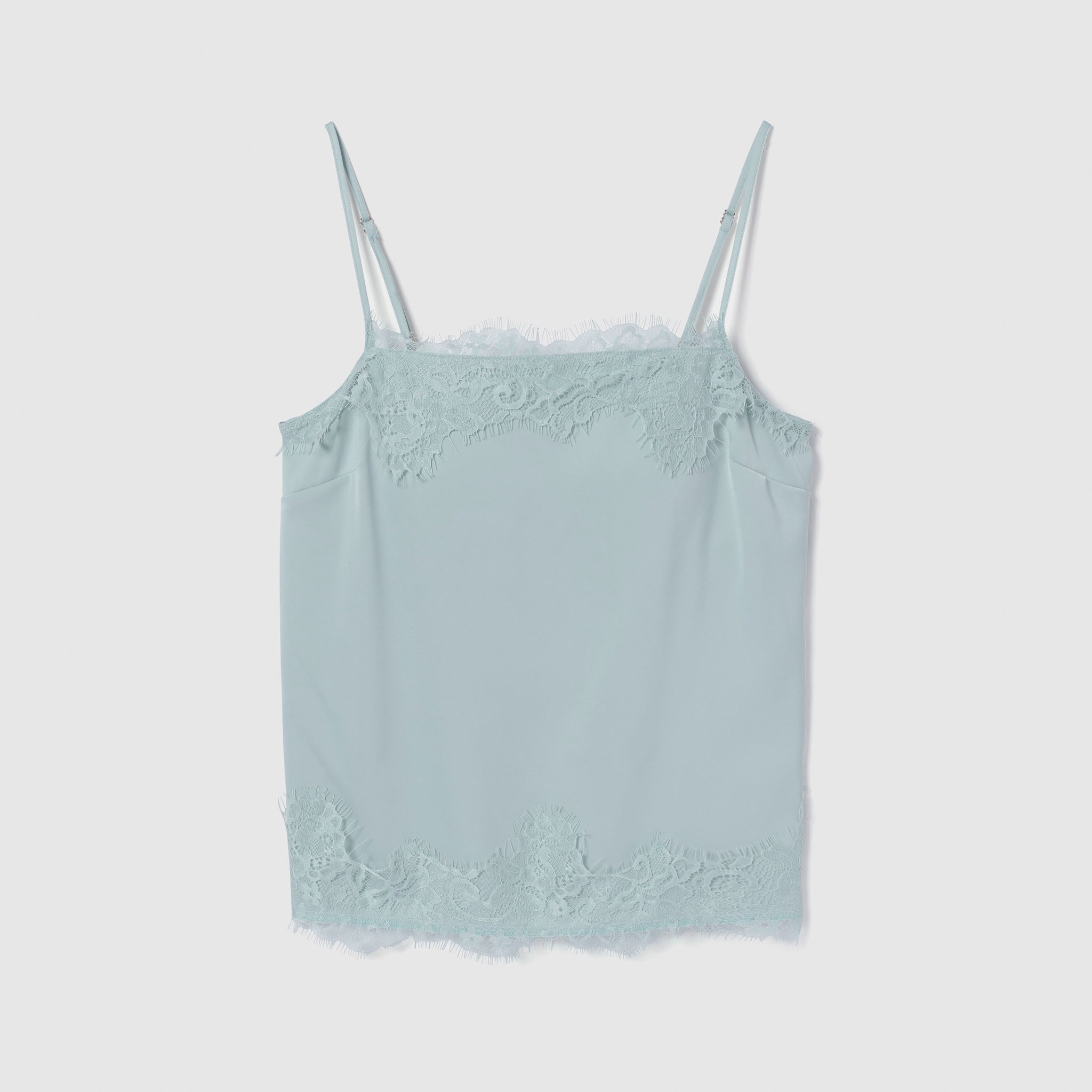 パッドin Lacy Satinキャミソール