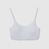 Rib cut bra camisole