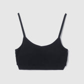 Rib cut bra camisole