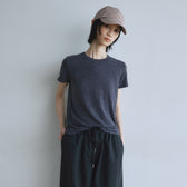 Fluffy smoothベーシックTシャツ