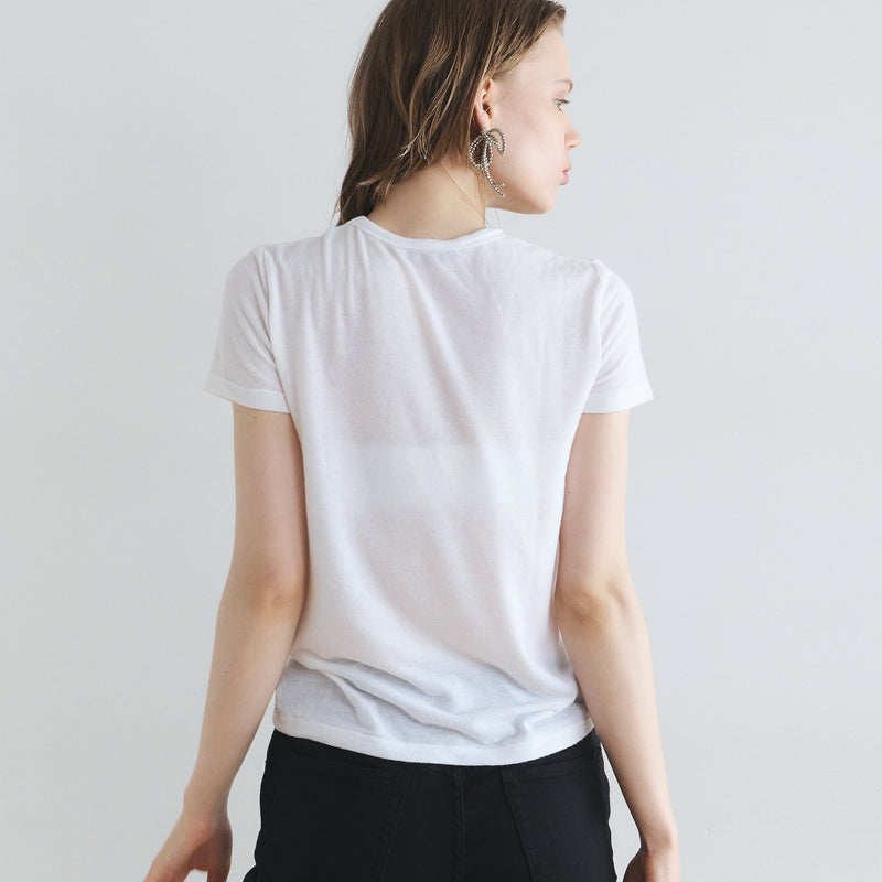 Fluffy smoothベーシックTシャツ