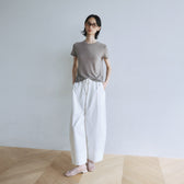 Fluffy smoothベーシックTシャツ