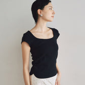 Old Cotton U-neck Top