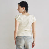 Old Cotton U-neck Top