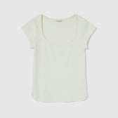 Old Cotton U-neck Top