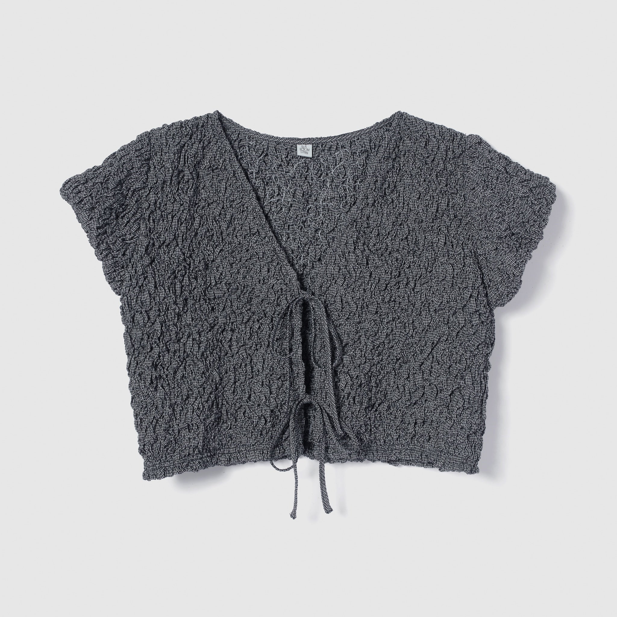Smocking Ribbon Cardigan