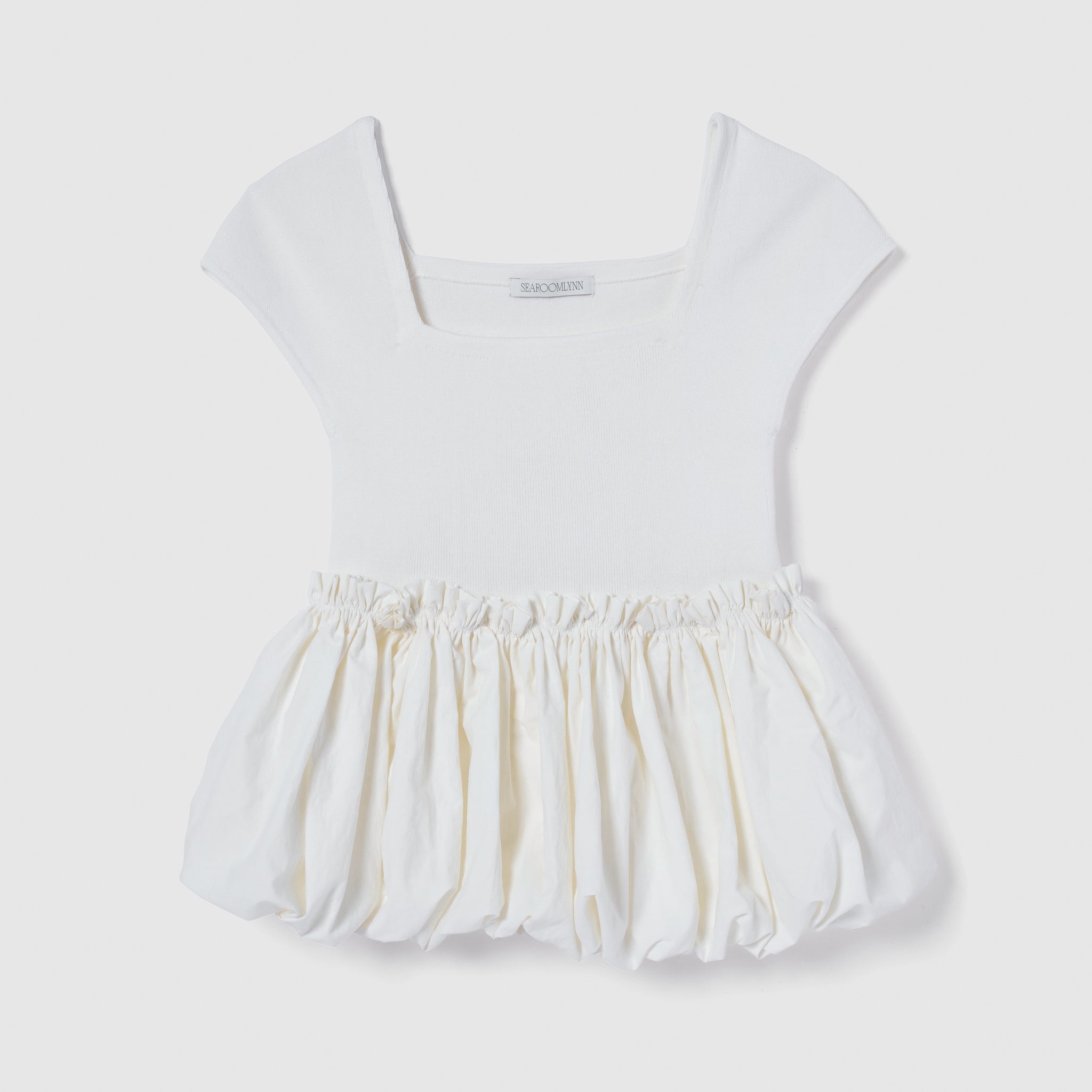 French Sleeve Knit Docking Top