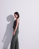 collab パッドin スキニースカーフサテンCAMI
