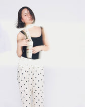 collab Relax Satin Wide-Leg Pants