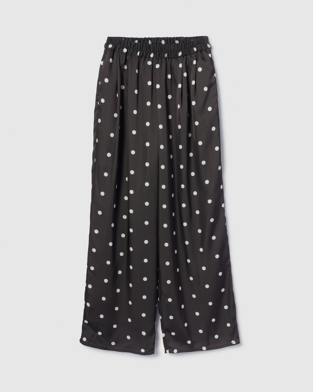 collab Relax Satin Wide-Leg Pants