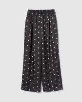 collab Relax Satin Wide-Leg Pants