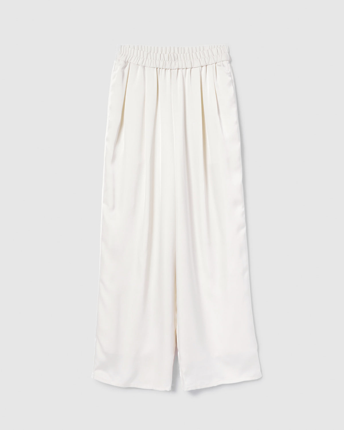 collab Relax Satin Wide-Leg Pants