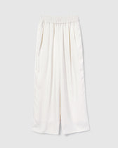 collab Relax Satin Wide-Leg Pants