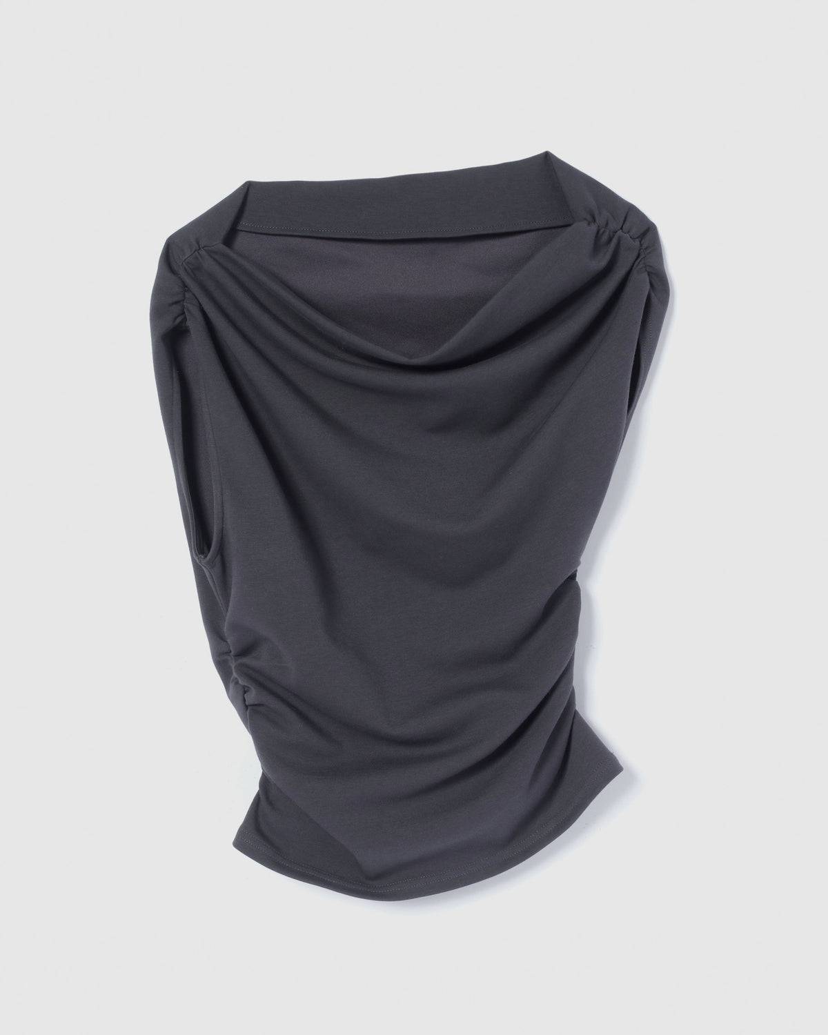 collab Asymmetry Drape Top