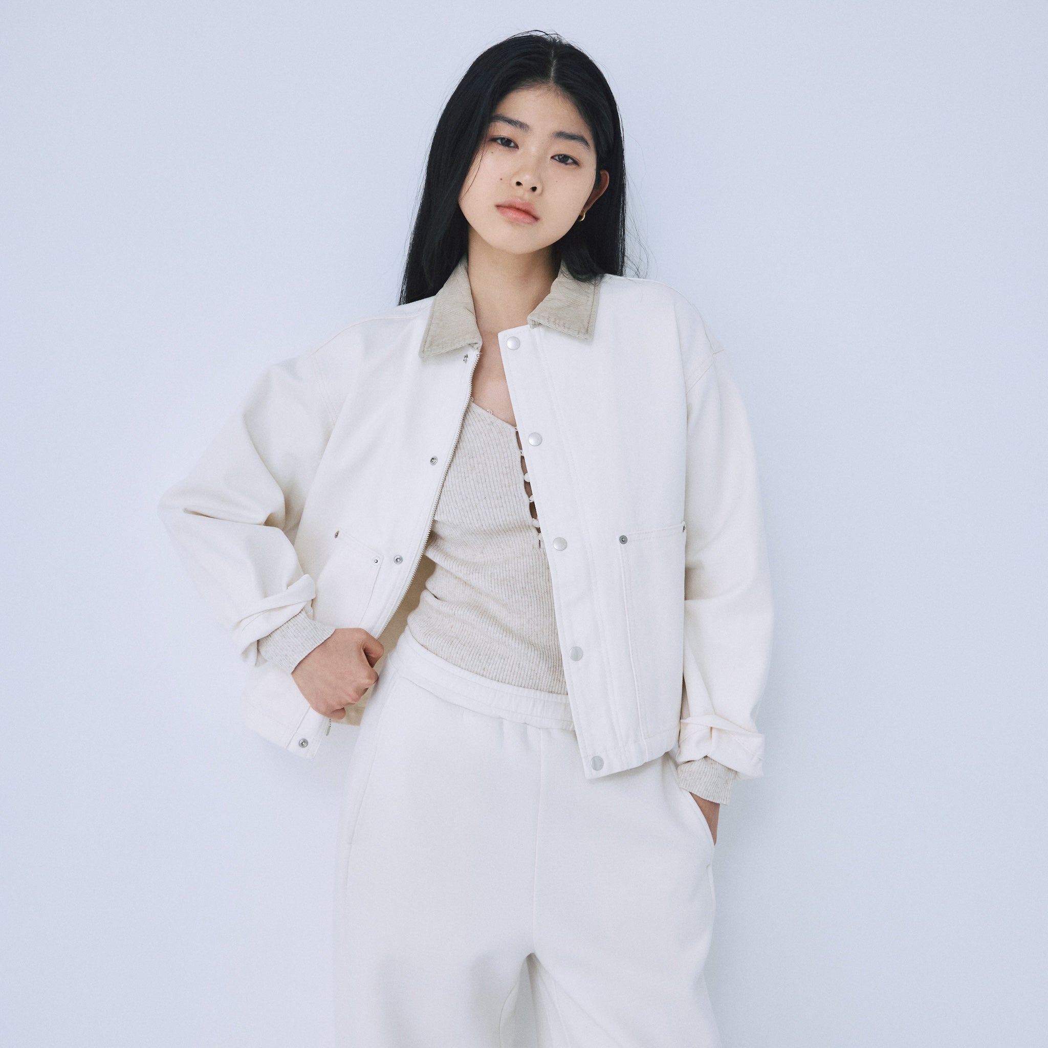 CANVASショートカバーオール