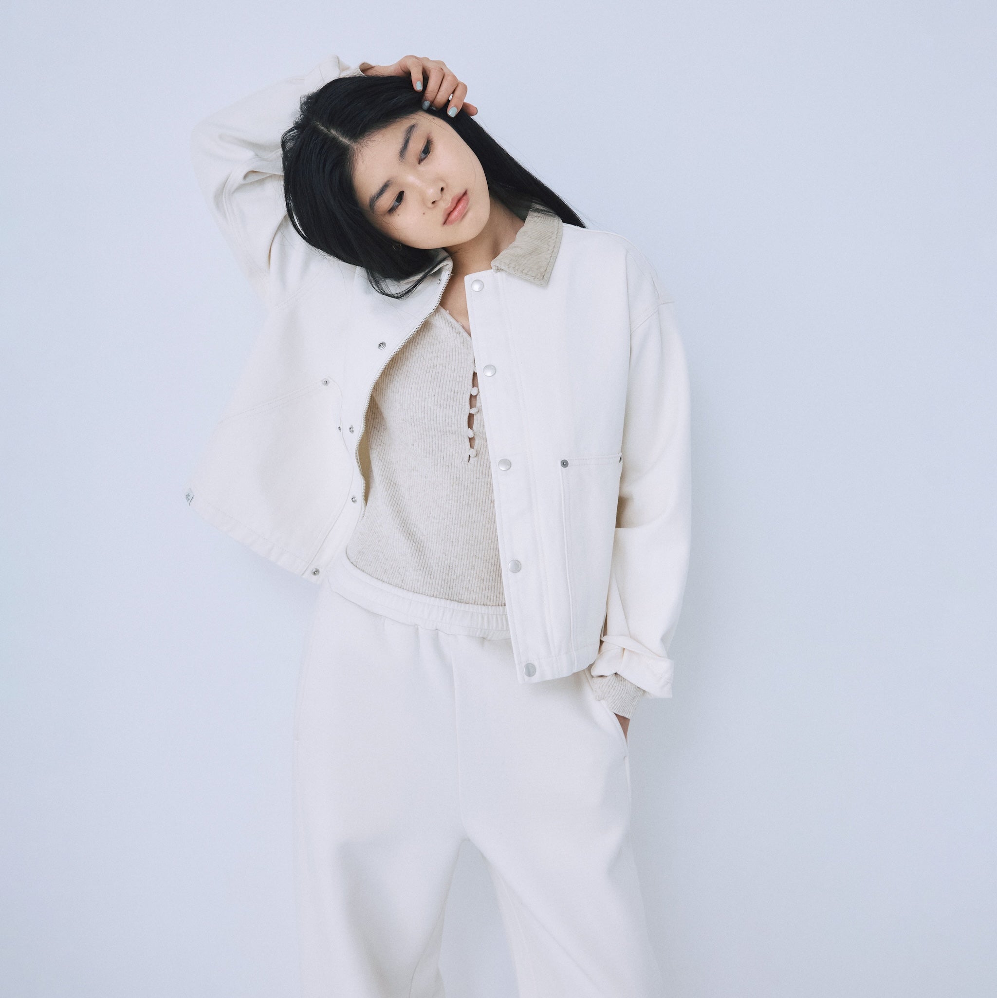 CANVASショートカバーオール