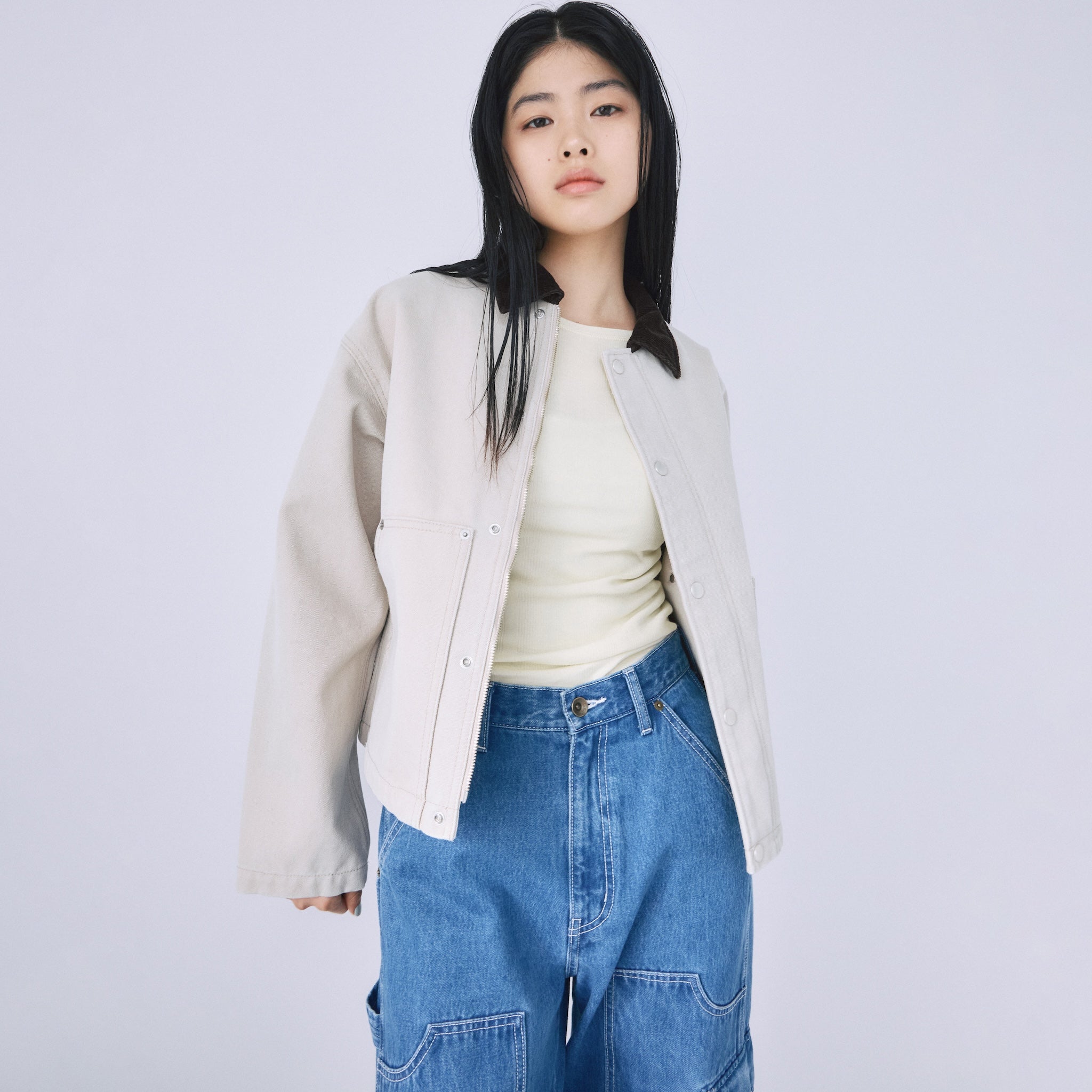 CANVASショートカバーオール