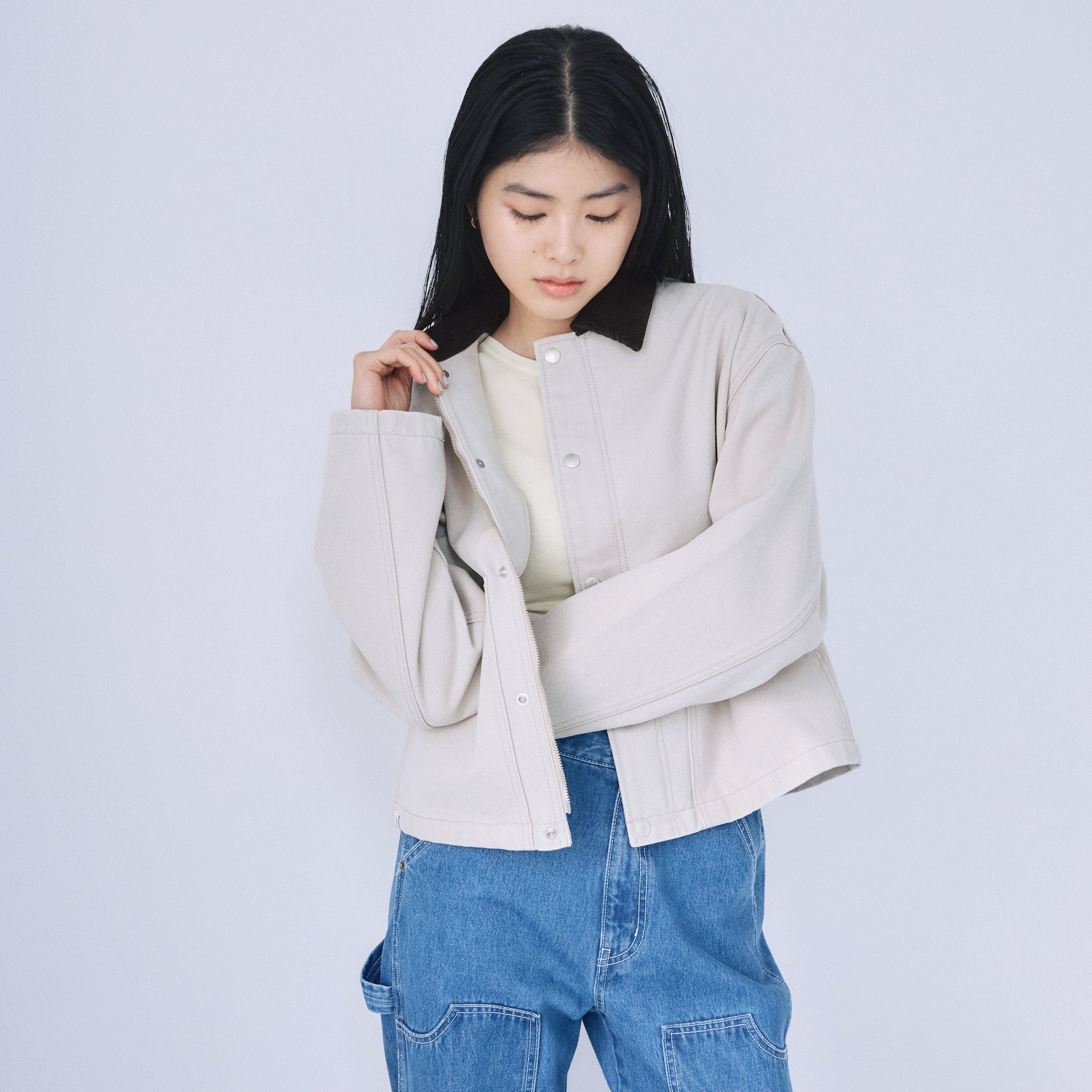 CANVASショートカバーオール