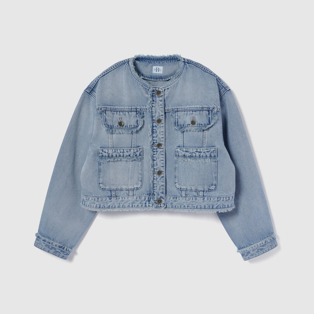 FringeショートDenimジャケット