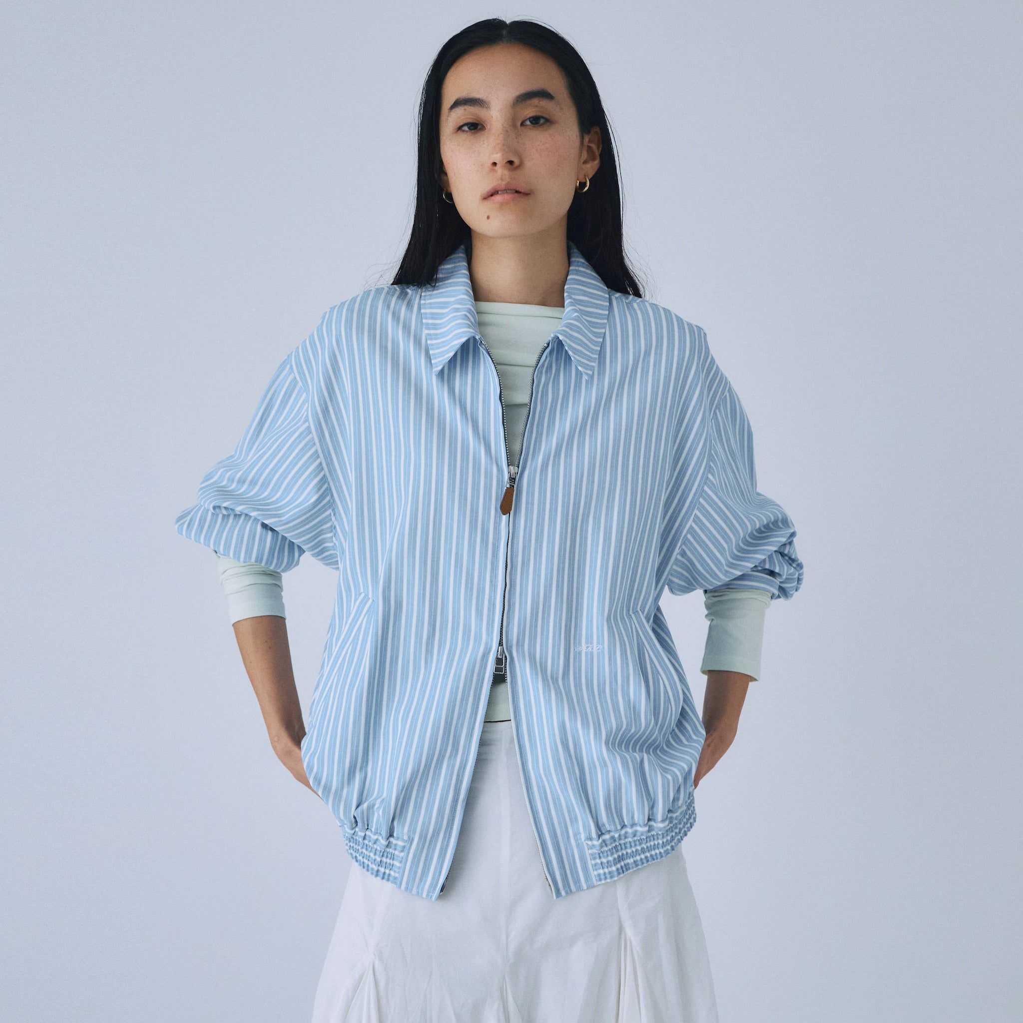 Stripe Harringtonジャケット