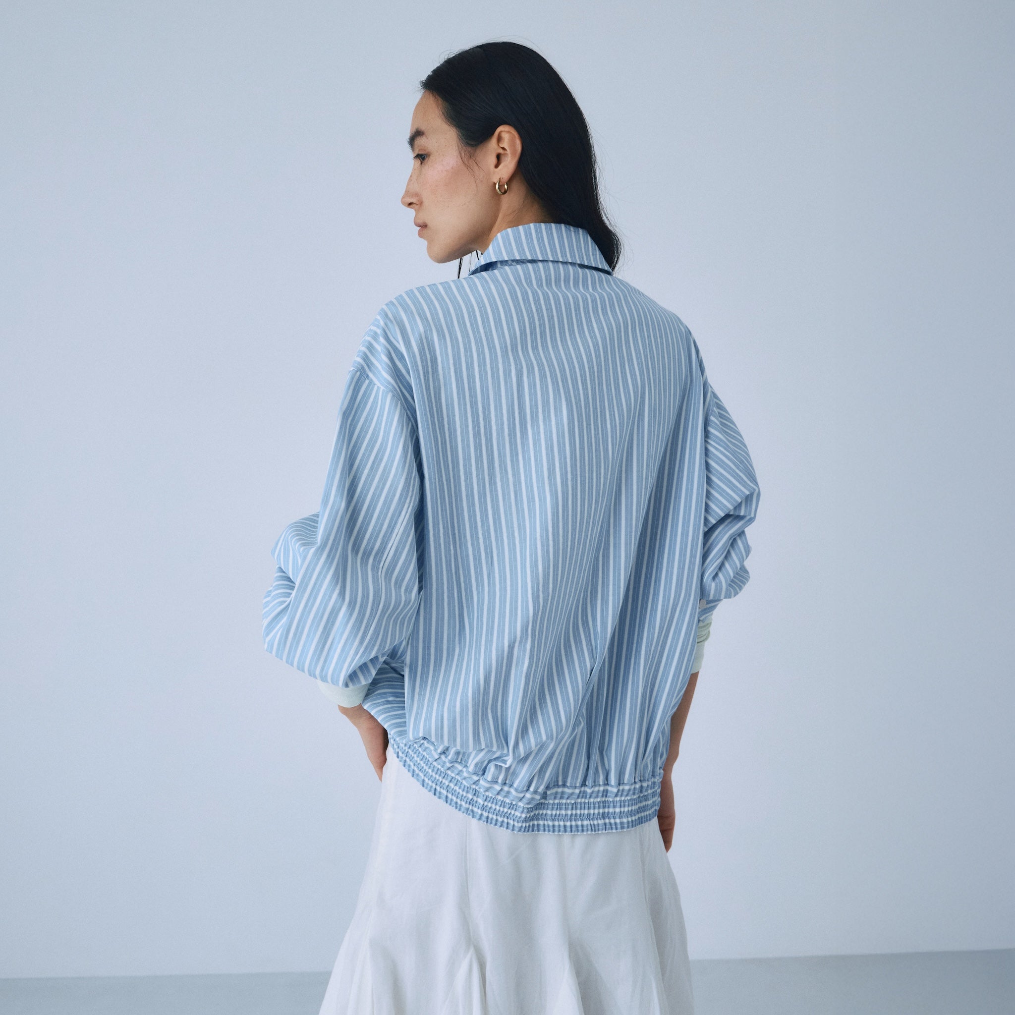 Stripe Harringtonジャケット