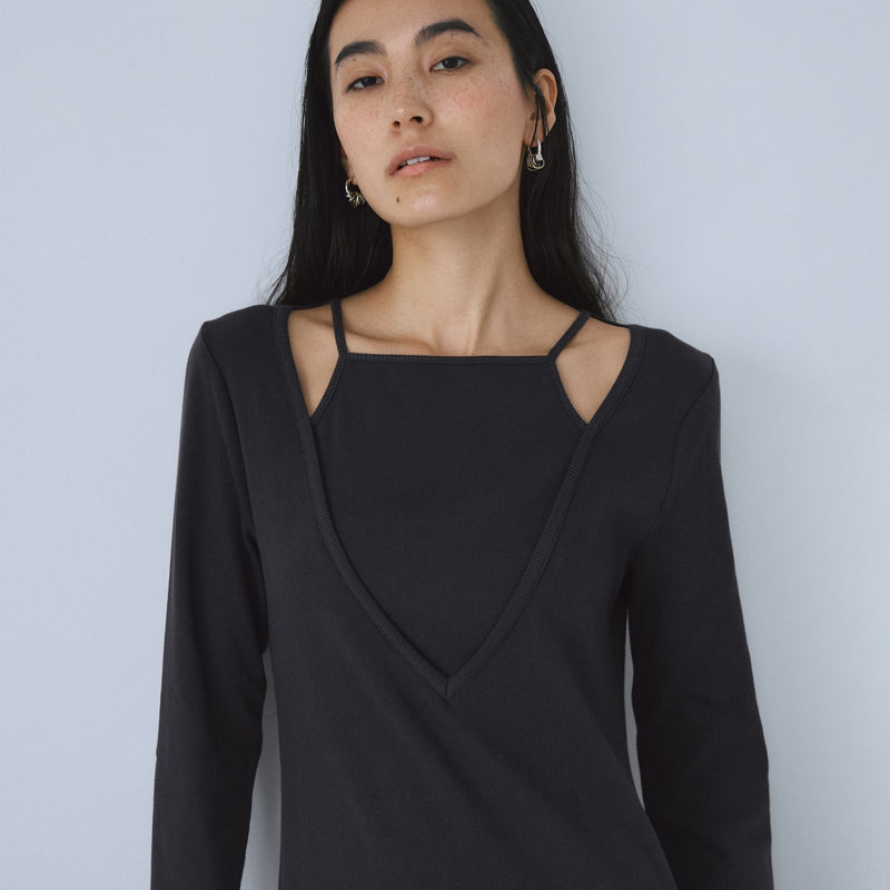 Layered RIB Dress