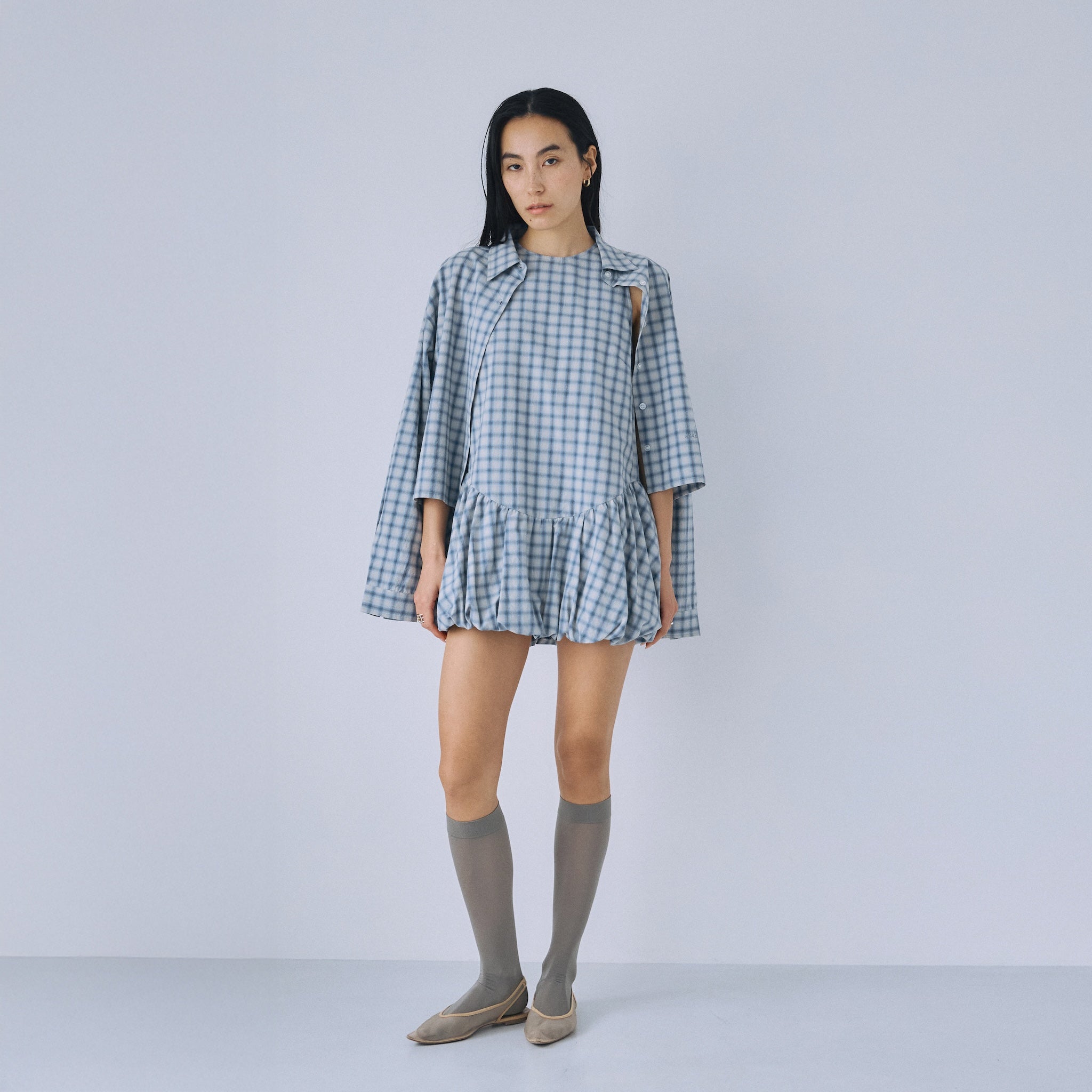 Cotton Washバルーンチュニック