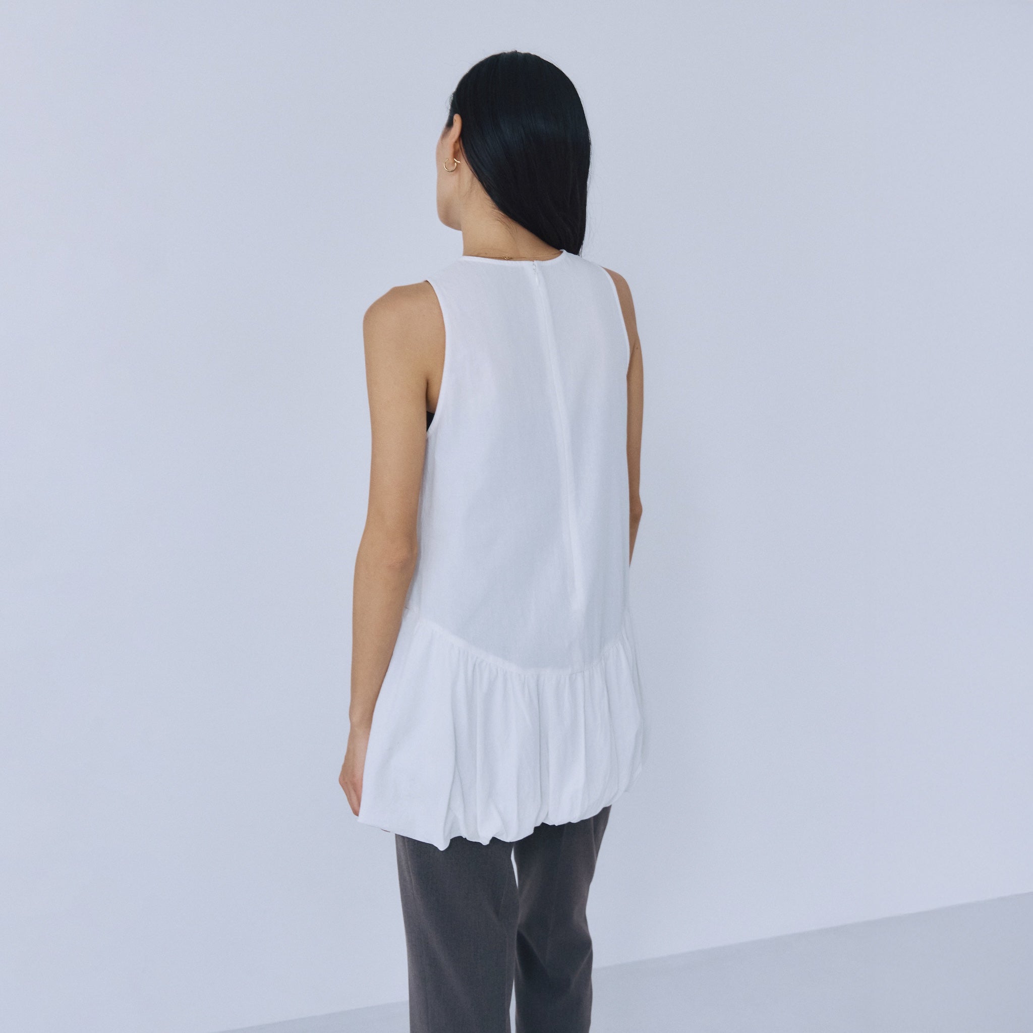 Cotton Washバルーンチュニック