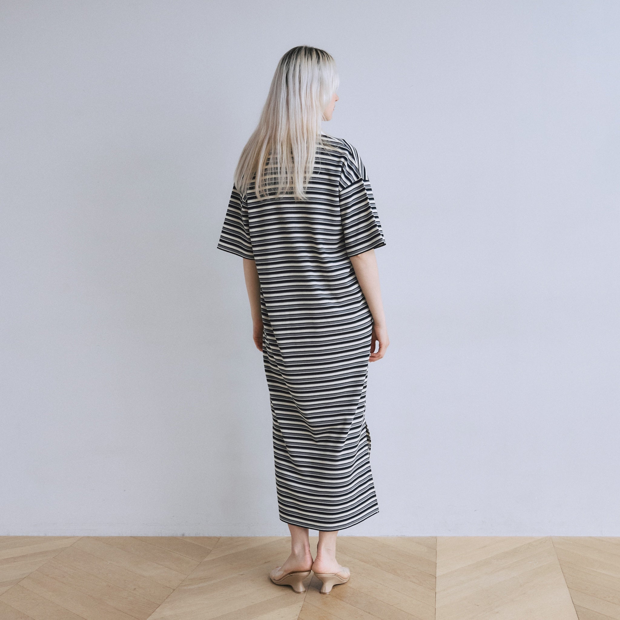 ワッフルボーダーPOLOワンピース