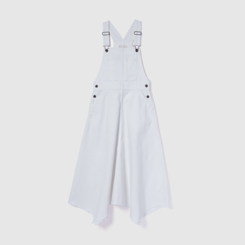 イレギュラーヘムDenimサロペットスカート