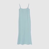 Mermaid-line cup-in cami dress