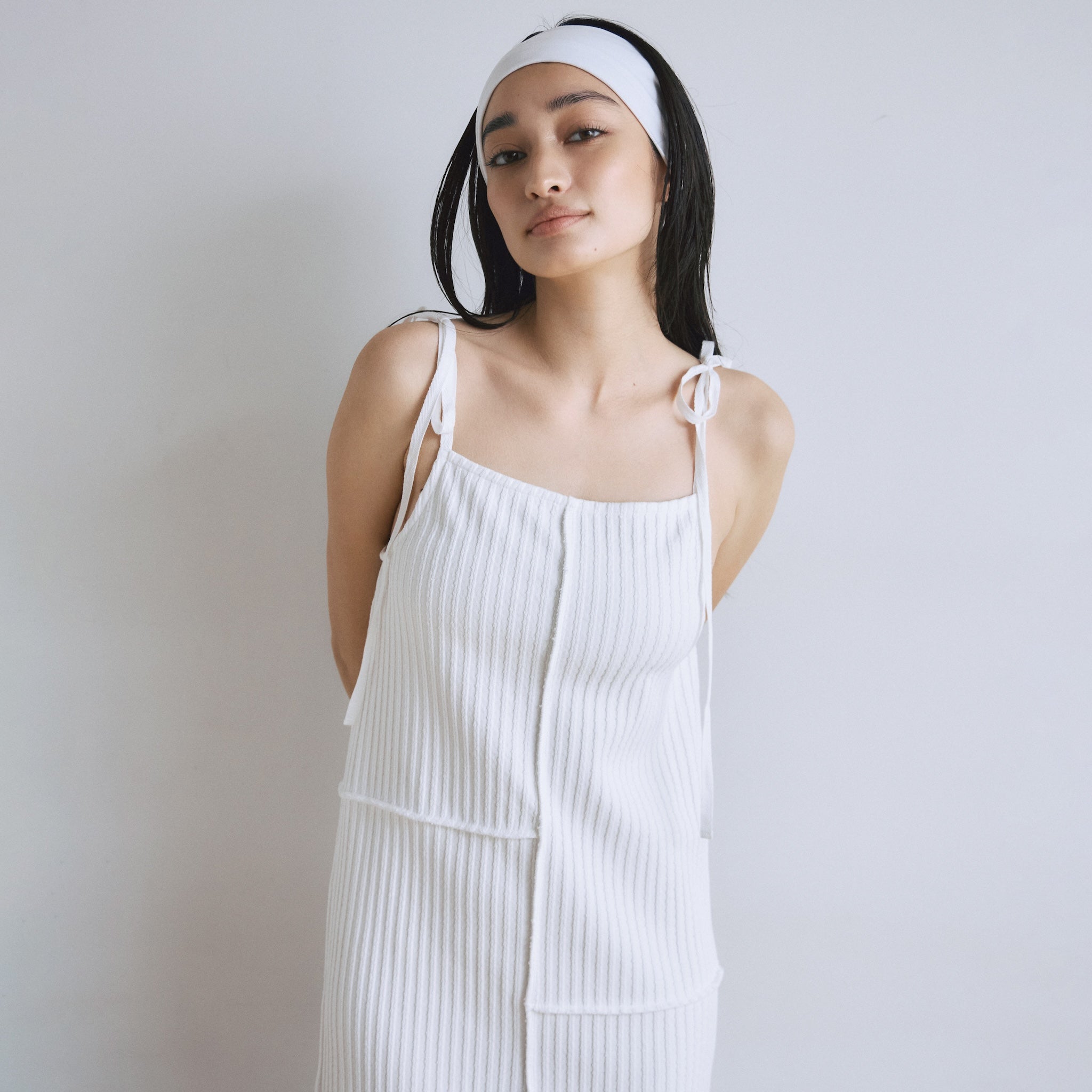 ジャガードRIB Panelワンピース