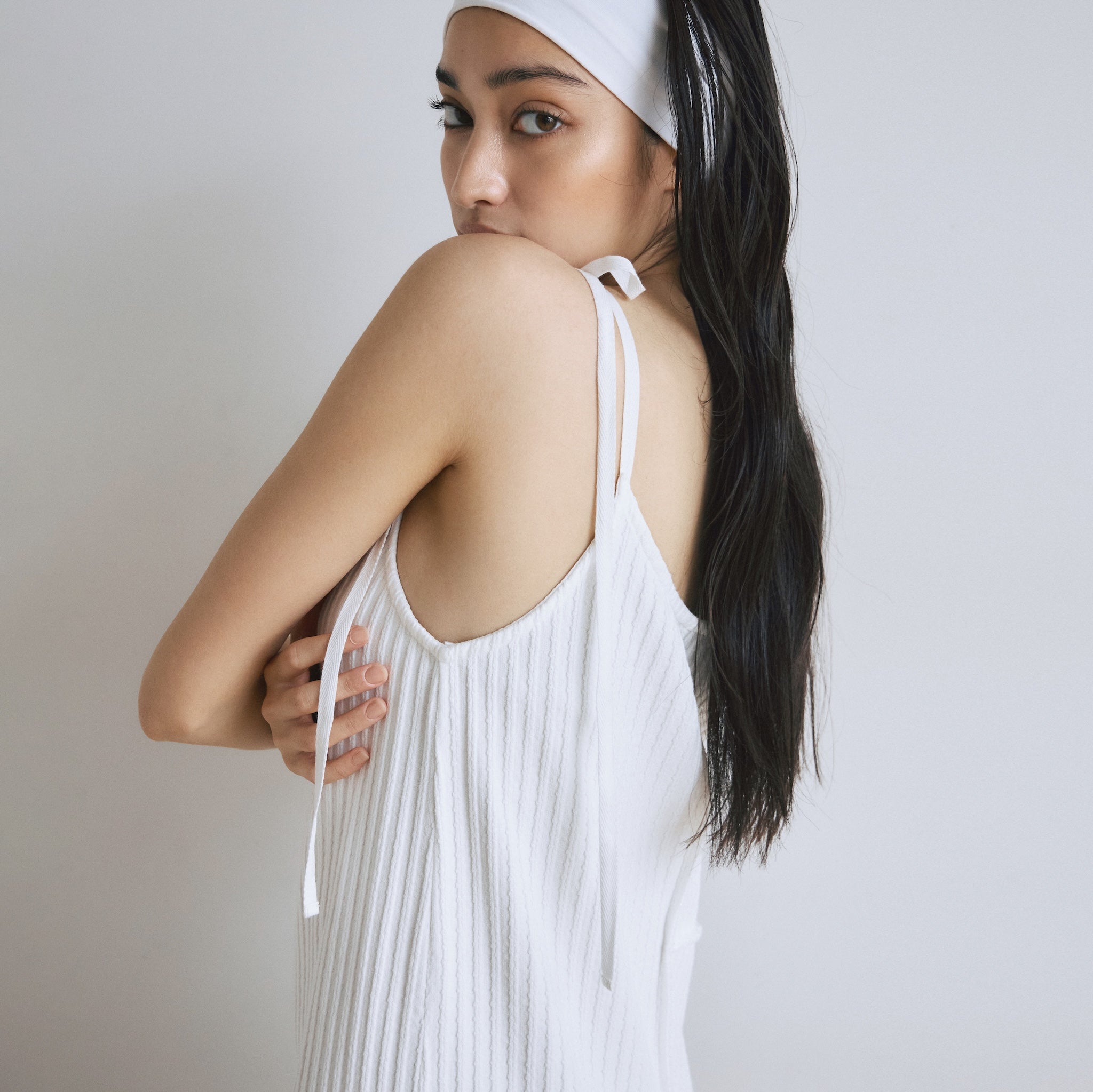 ジャガードRIB Panelワンピース