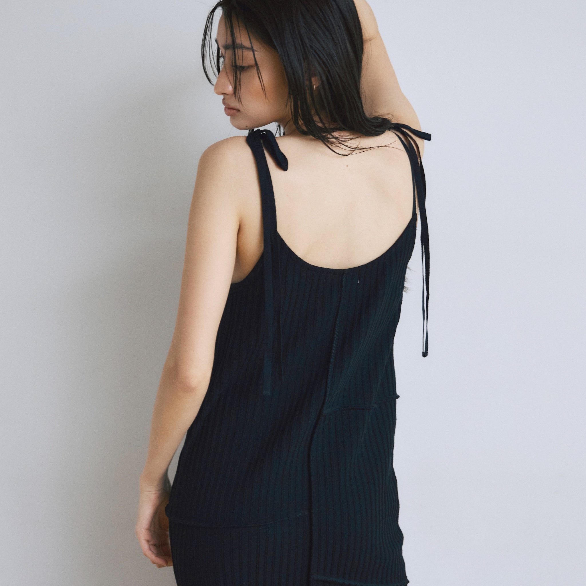 ジャガードRIB Panelワンピース