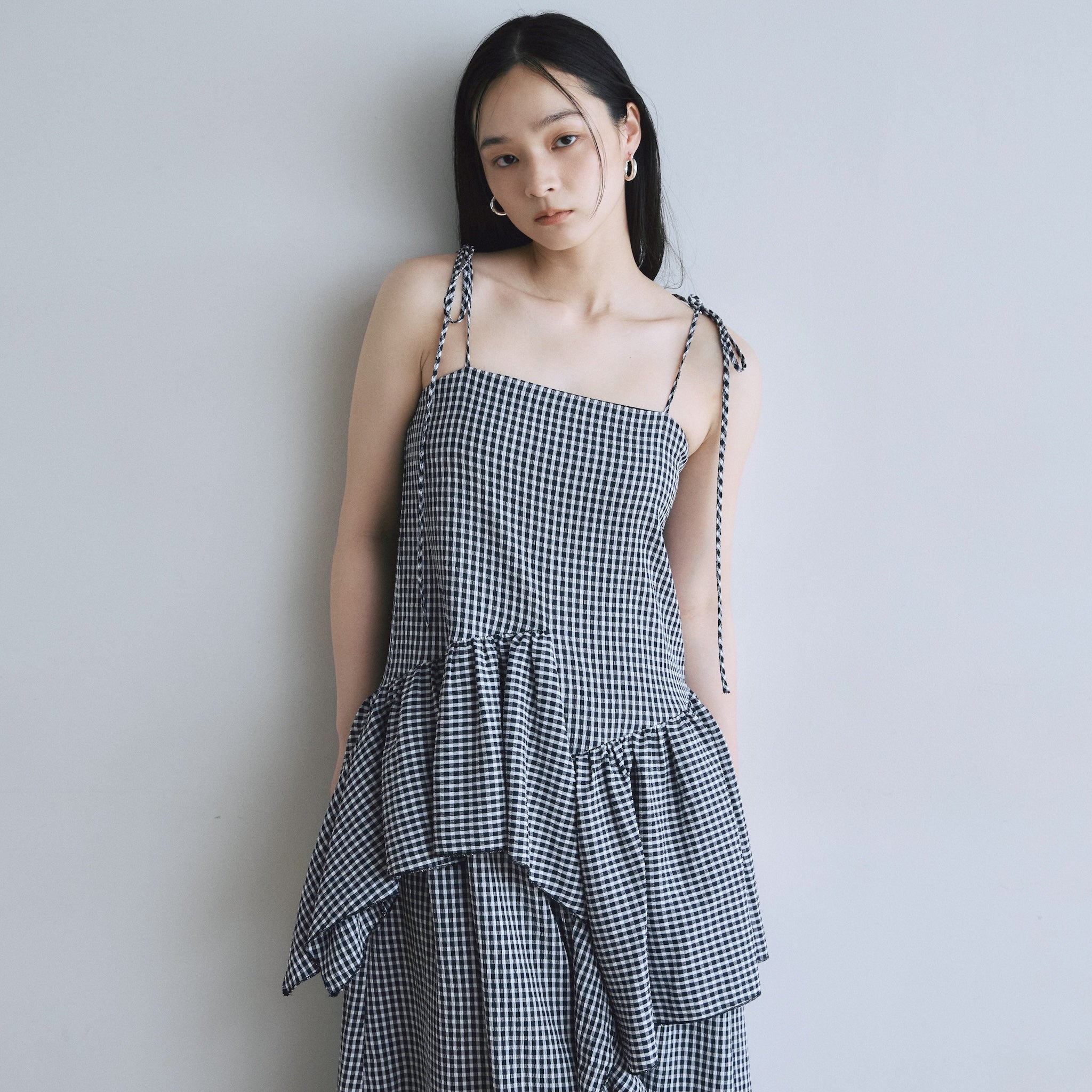 パッドin Ribbon Frillワンピース