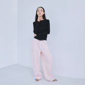 Leg pocket corduroy pants