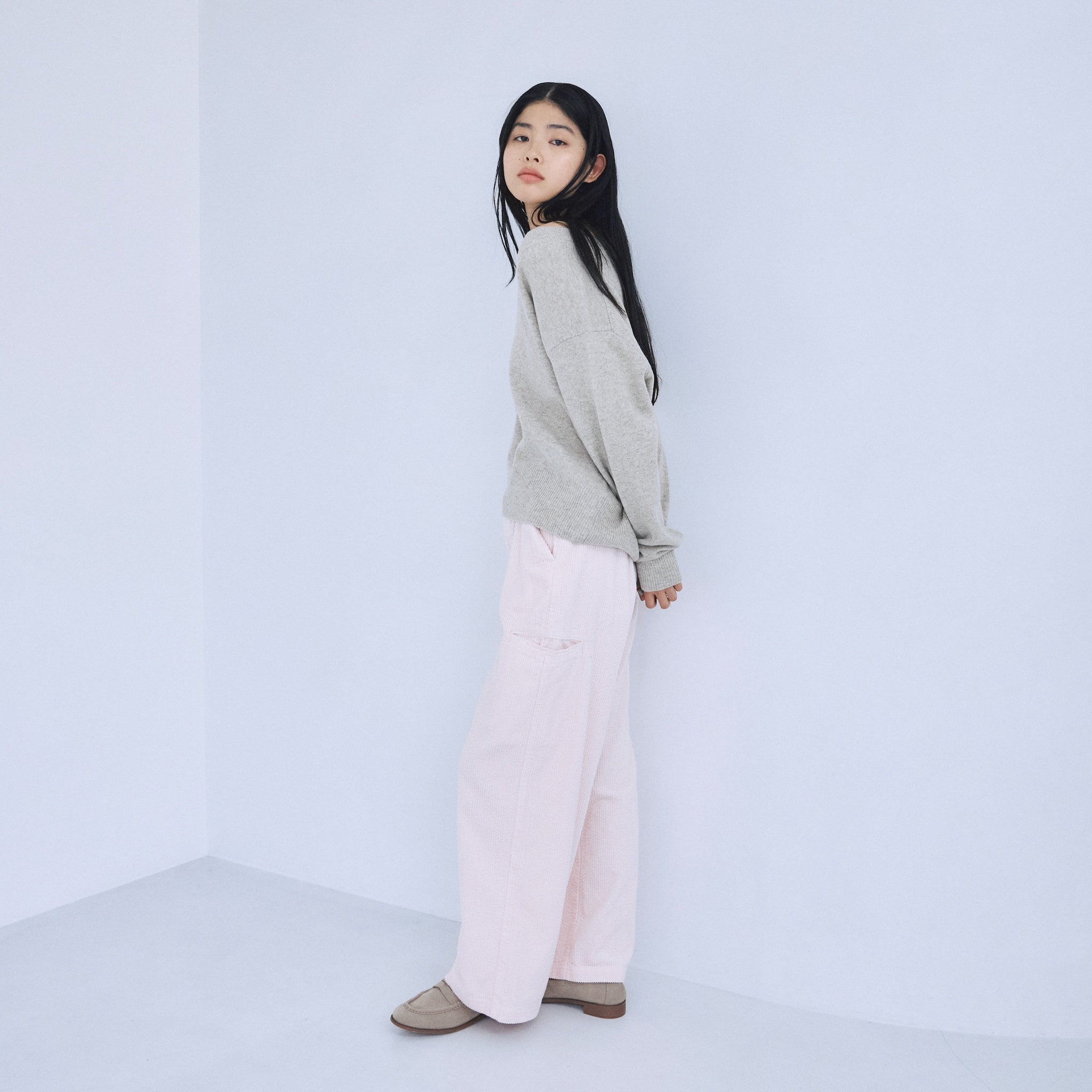 Leg pocketコーデュロイパンツ