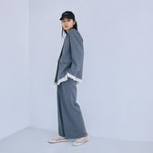 Pinstripe 2tuckスラックス