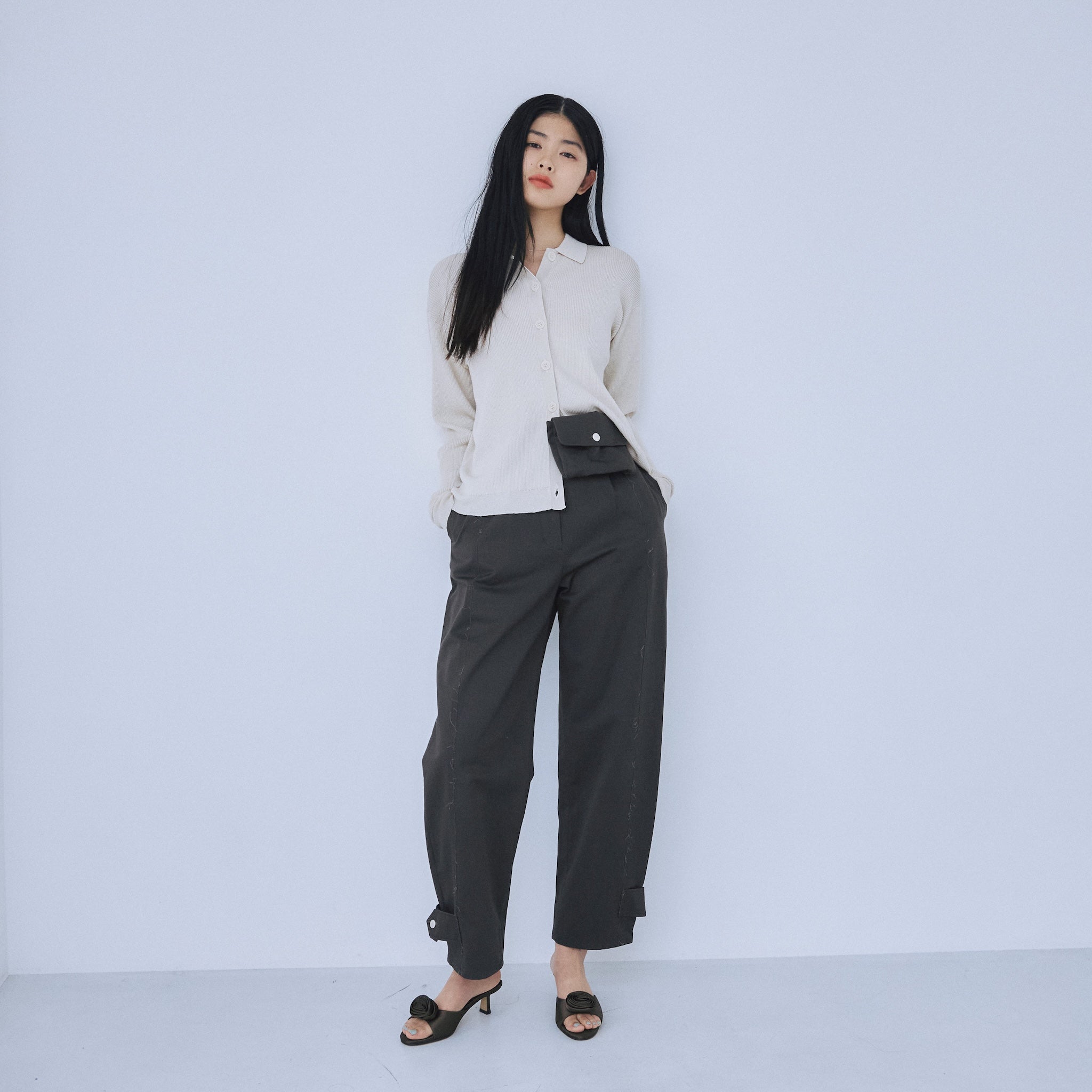ポーチset コクーンシルエットパンツ
