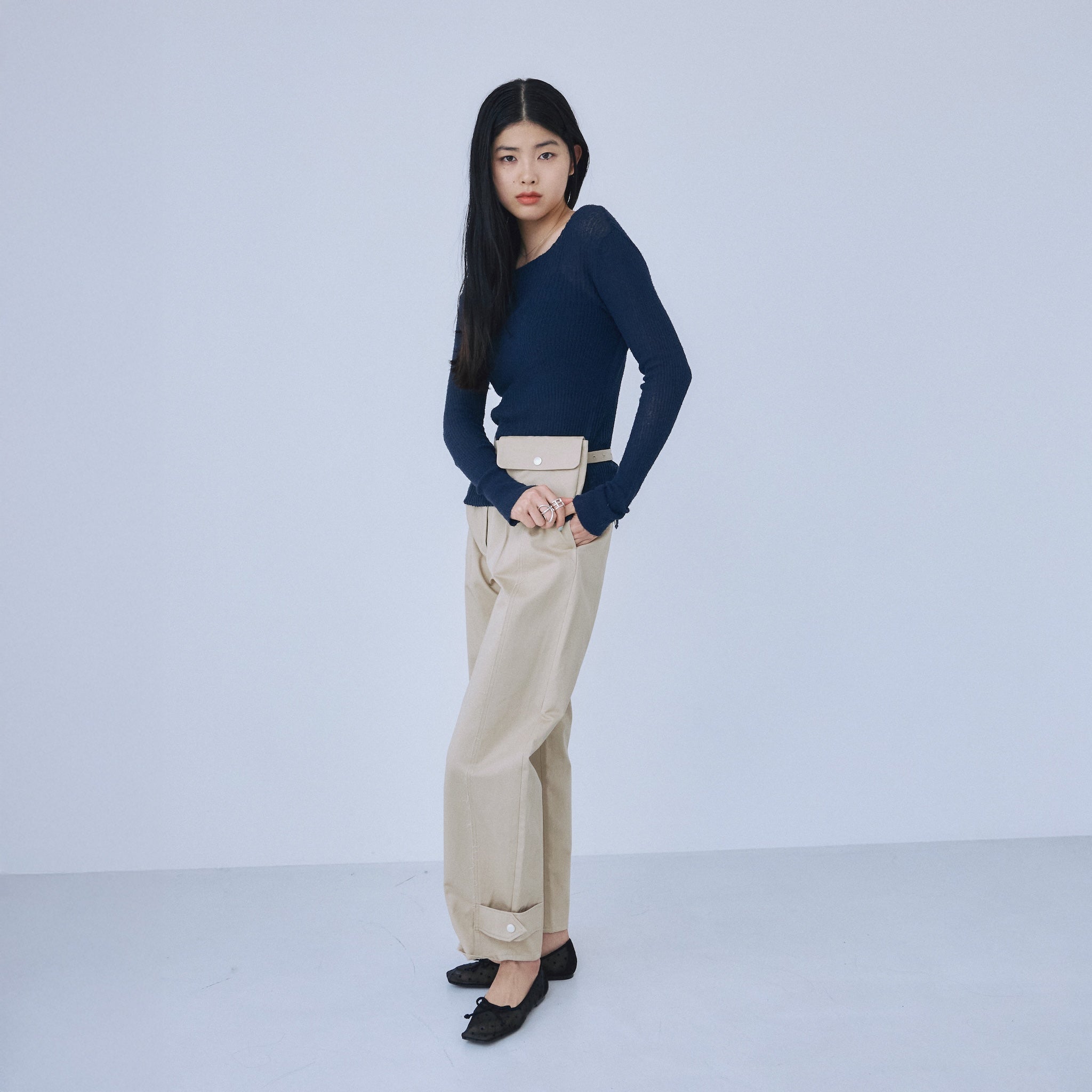 ポーチset コクーンシルエットパンツ