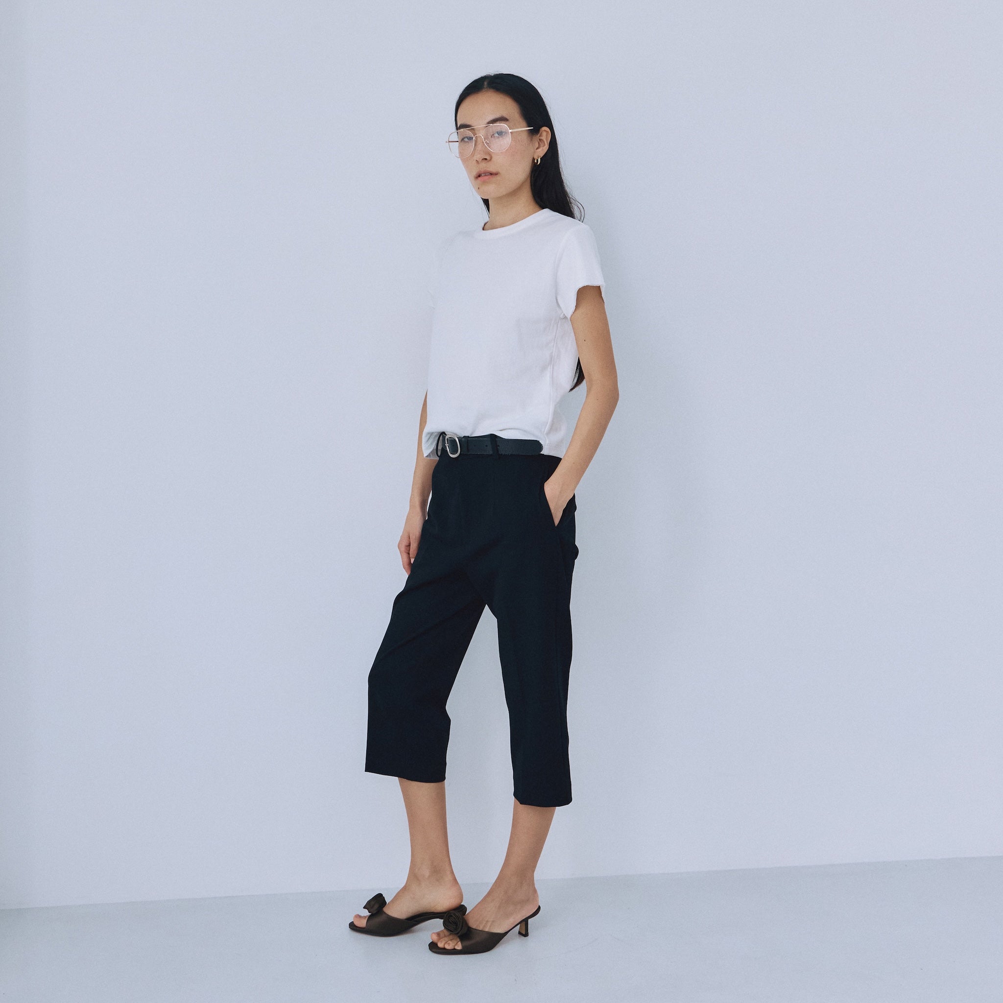 HALFカットスラックス