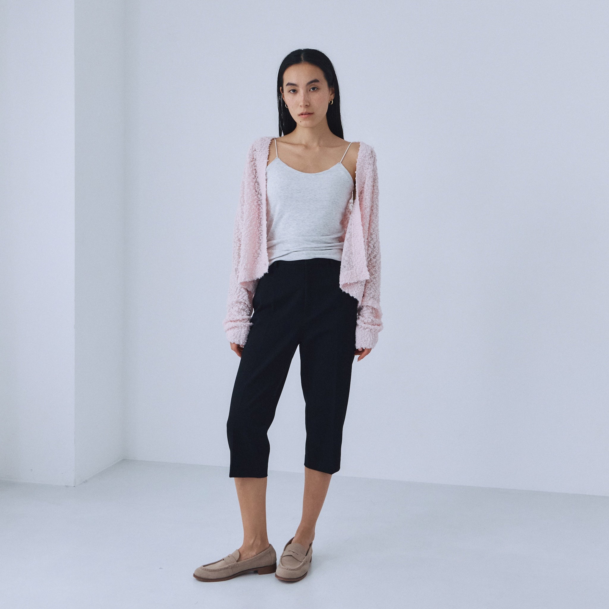 HALFカットスラックス