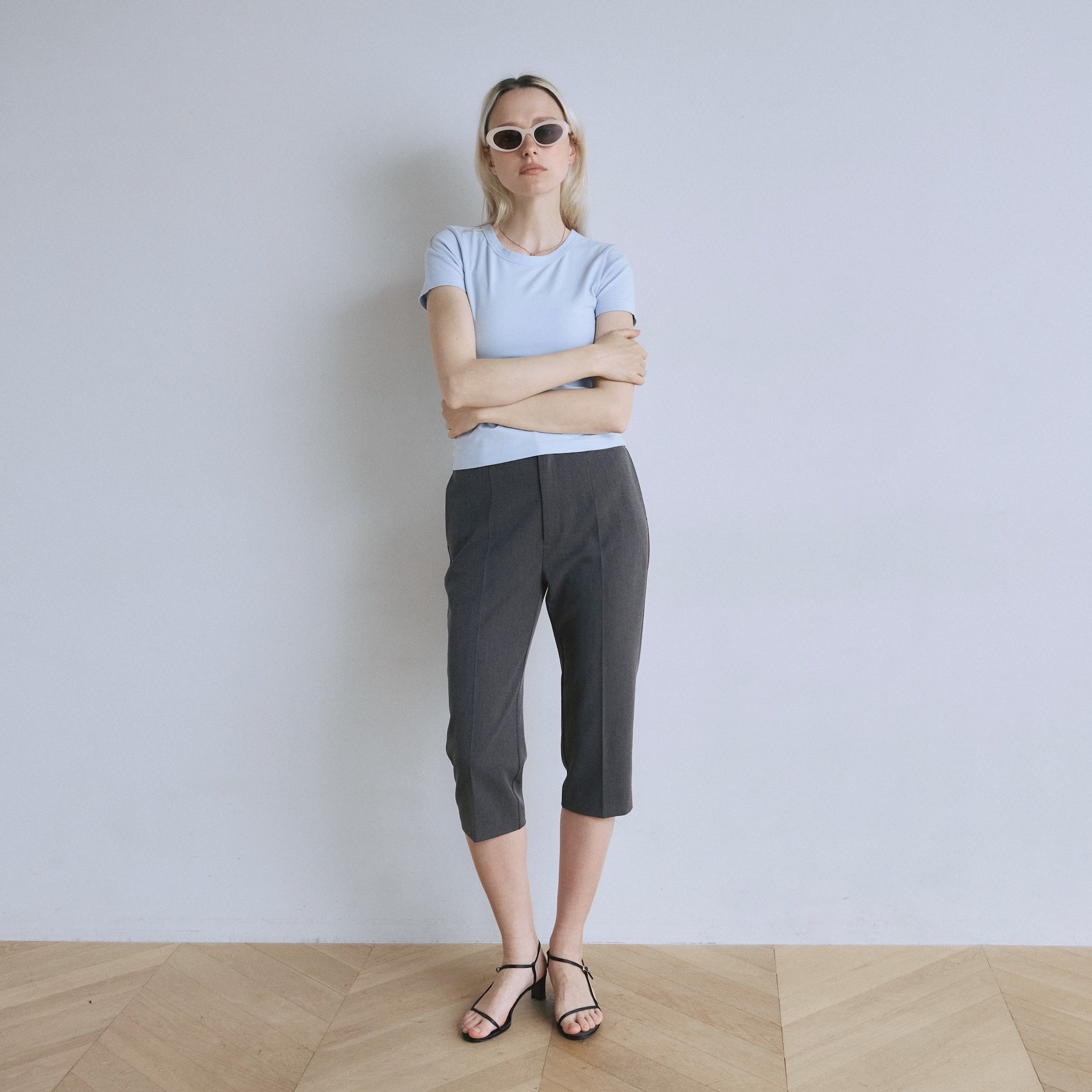 Half-cut slacks