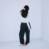 2wayサテンwrapパンツ